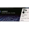Toner laser hp 35a cb435a pour laserjet p1005/1006 couleur noir 1500p