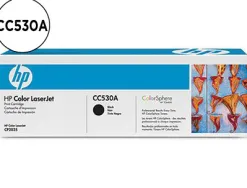 Toner laser hp 304a cc530a pour color laserjet cm2320mfp/cp2025 couleur noir 3500p