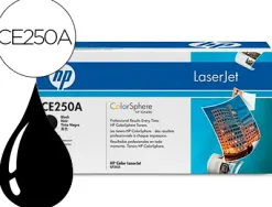 Toner laser hp 504a ce250a couleur noir 5000p