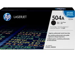 Toner laser hp 504a ce250a couleur noir 5000p