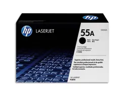 Toner laser hp 55a ce255a pour laserjet entreprise p3015/d/dn/n/x couleur noir 6000p