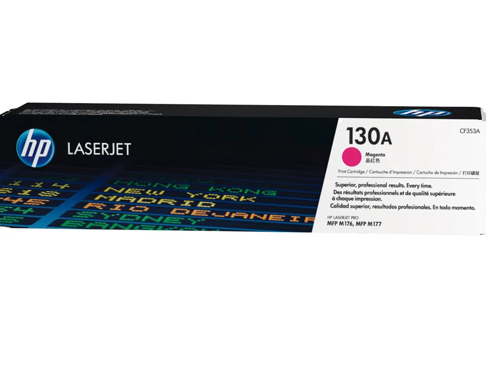 Toner laser hp 130a cf350a pour laserjet m170/176/177 couleur magenta 1300p
