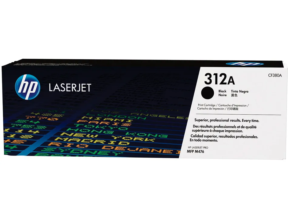 Toner laser hp 312a cf380a pour laserjet pro mfp m476 couleur noir 2400p