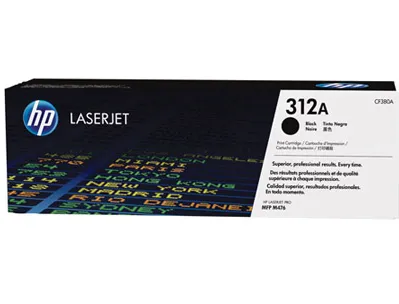 Toner laser hp 312a cf380a pour laserjet pro mfp m476 couleur noir 2400p