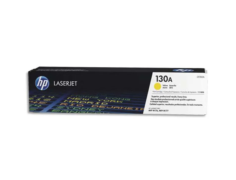 Toner laser hp 130a cf350a pour laserjet m170/176/177 couleur jaune 1300p