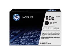 Toner laser hp 80a cf280x pour laserjet pro 400m401/400m425 couleur noir 6900p