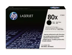 Toner laser hp 80a cf280x pour laserjet pro 400m401/400m425 couleur noir 6900p