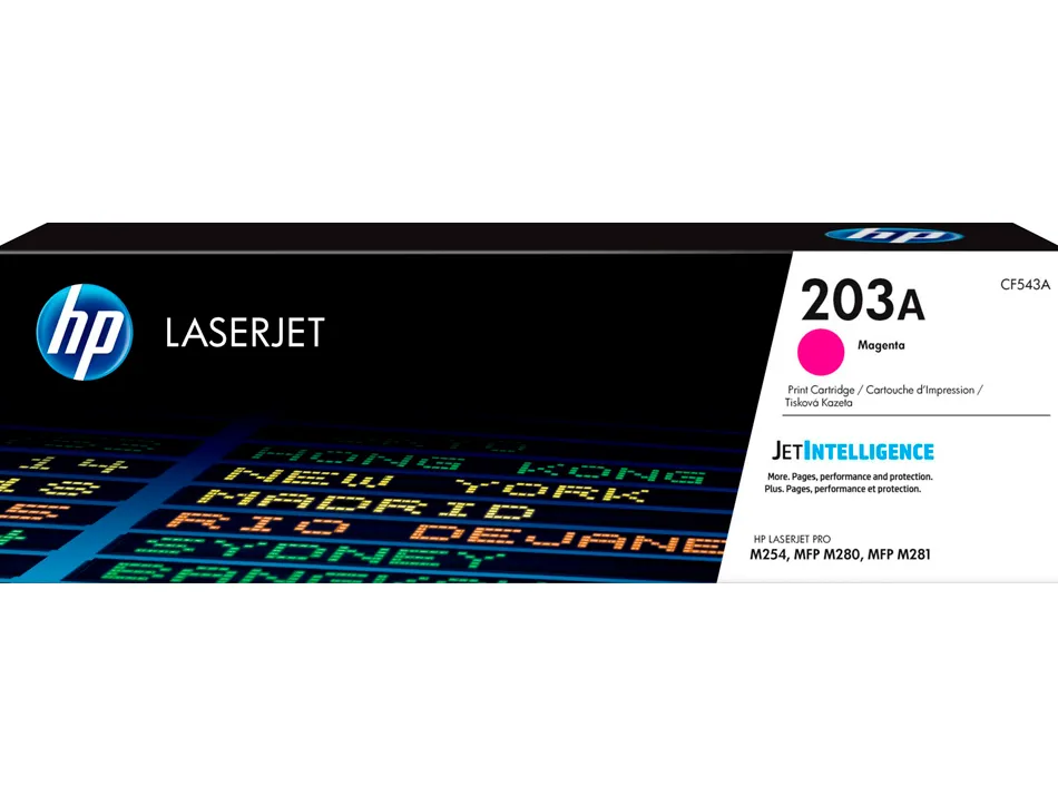 Toner laser hp 203a original couleur magenta