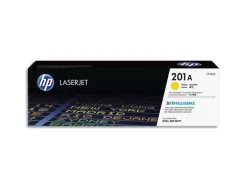 Toner laser hp 201a pour laserjet pro mfp m277/m274/m252 couleur jaune 1400p