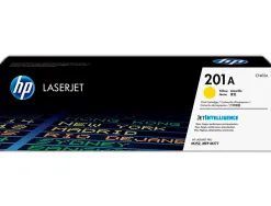Toner laser hp 201a pour laserjet pro mfp m277/m274/m252 couleur jaune 1400p