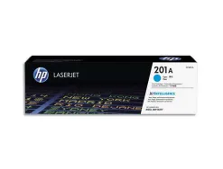 Toner laser hp 201a pour laserjet pro mfp m277/m274/m252 couleur cyan 1400p