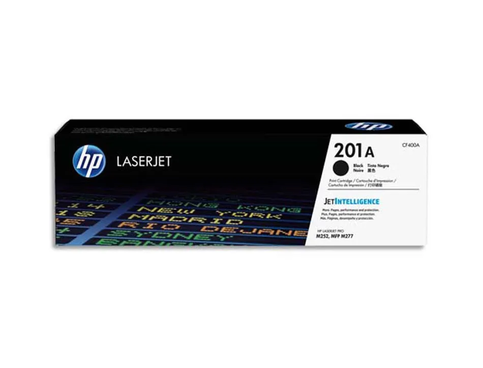 Toner laser hp 201a pour laserjet pro mfp m277/m274/m252 couleur noir 1500p