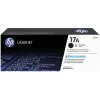 Toner laser hp 17a pour laserjet pro m102/mfp m130 couleur noir 1600p