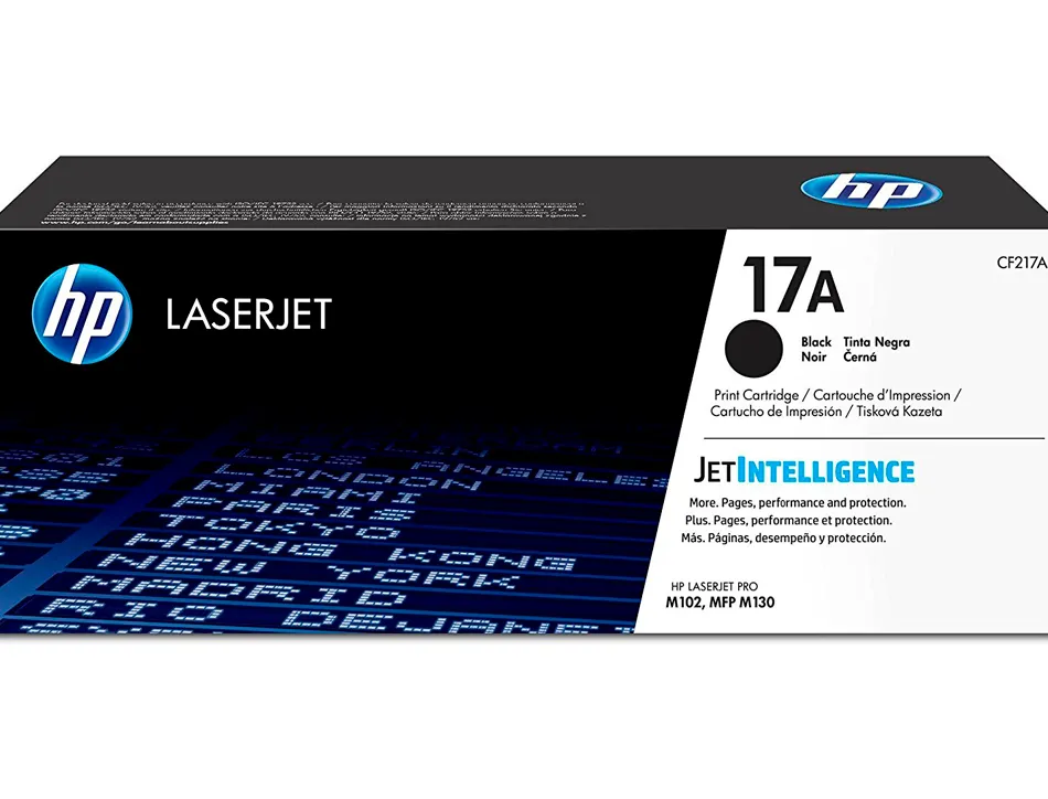 Toner laser hp 17a pour laserjet pro m102/mfp m130 couleur noir 1600p