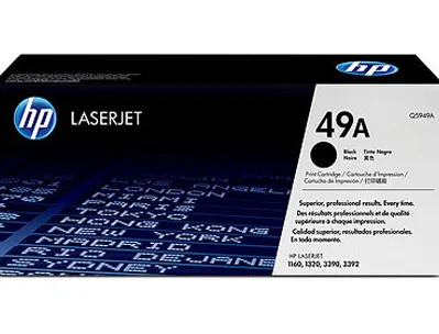 Toner laser hp 49a q5949a pour laserjet 1160/1320/3390/3392 couleur noir 2500p