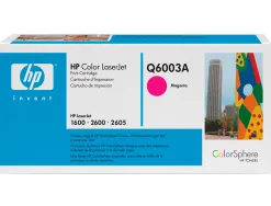 Toner laser hp 124a q6003a pour color laserjet 1600/2600n/260dn/dtn/cm1015/1017 couleur magenta 2000p