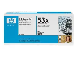 Toner laser hp 53a q7553a pour laserjet m2727mfp/p2015 couleur noir 3000p