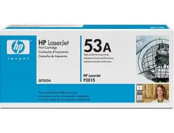 Toner laser hp 53a q7553a pour laserjet m2727mfp/p2015 couleur noir 3000p