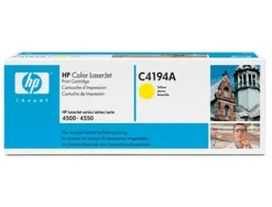 Toner laser hp c4194a couleur jaune 6000p