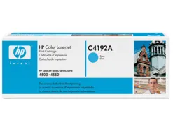 Toner laser hp c4192a couleur cyan 6000p