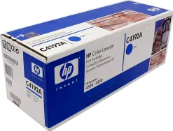 Toner laser hp c4192a couleur cyan 6000p