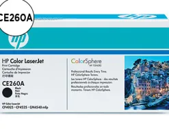 Toner laser hp ce260a couleur noir 8500p