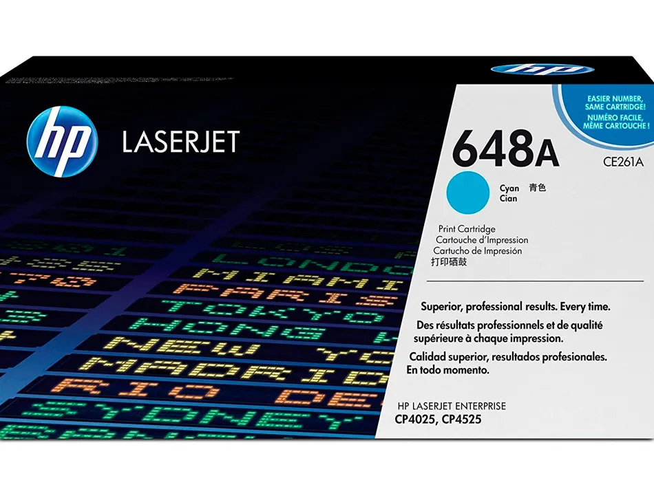 Toner laser hp ce261a couleur cyan 11000p