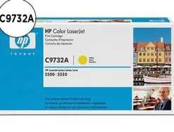 Toner laser hp n.645a c9732a couleur jaune 12000p