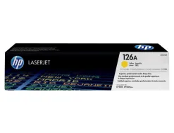 Toner laser hp n.126a ce312a 126a coloris jaune 1000p