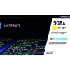 Toner laser hp n.508a laserjet entreprise m552/m553/m577 couleur jaune 5000p