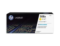 Toner laser hp n.508a laserjet entreprise m552/m553/m577 couleur jaune 5000p