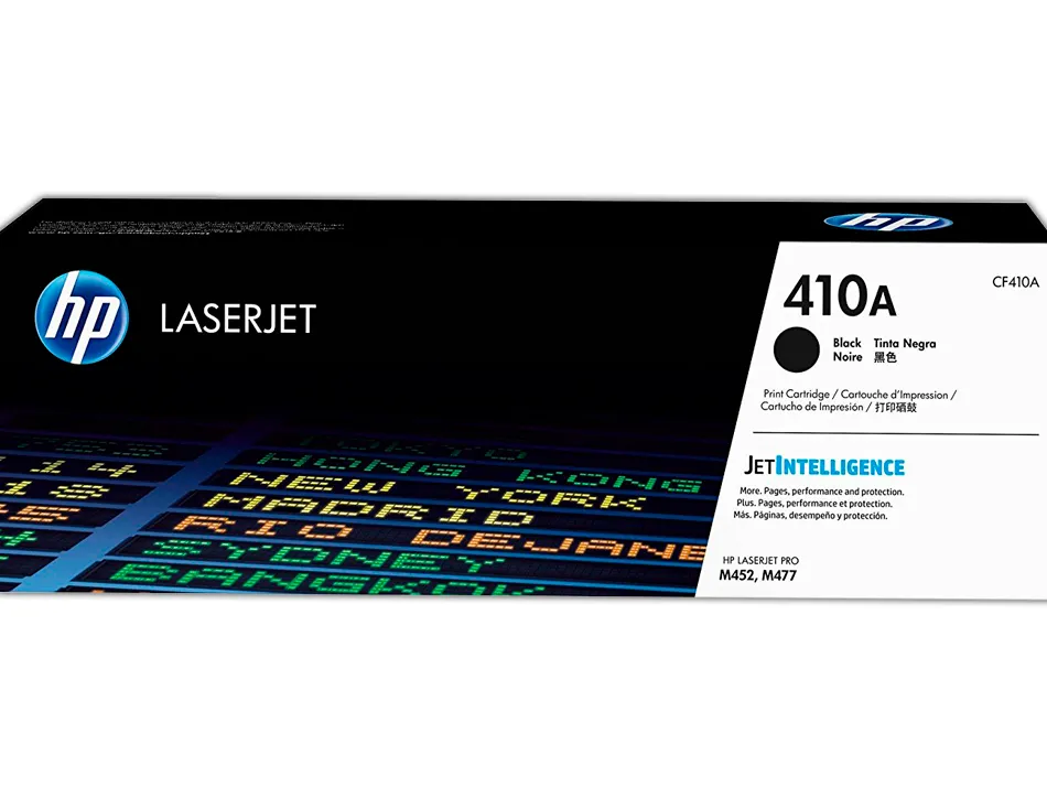 Toner laser hp n.410a laserjet pro m377/m452/mfp m477 couleur noir 2300p