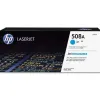 Toner laser hp n.508a laserjet entreprise m552/m553/m577 couleur cyan 5000p