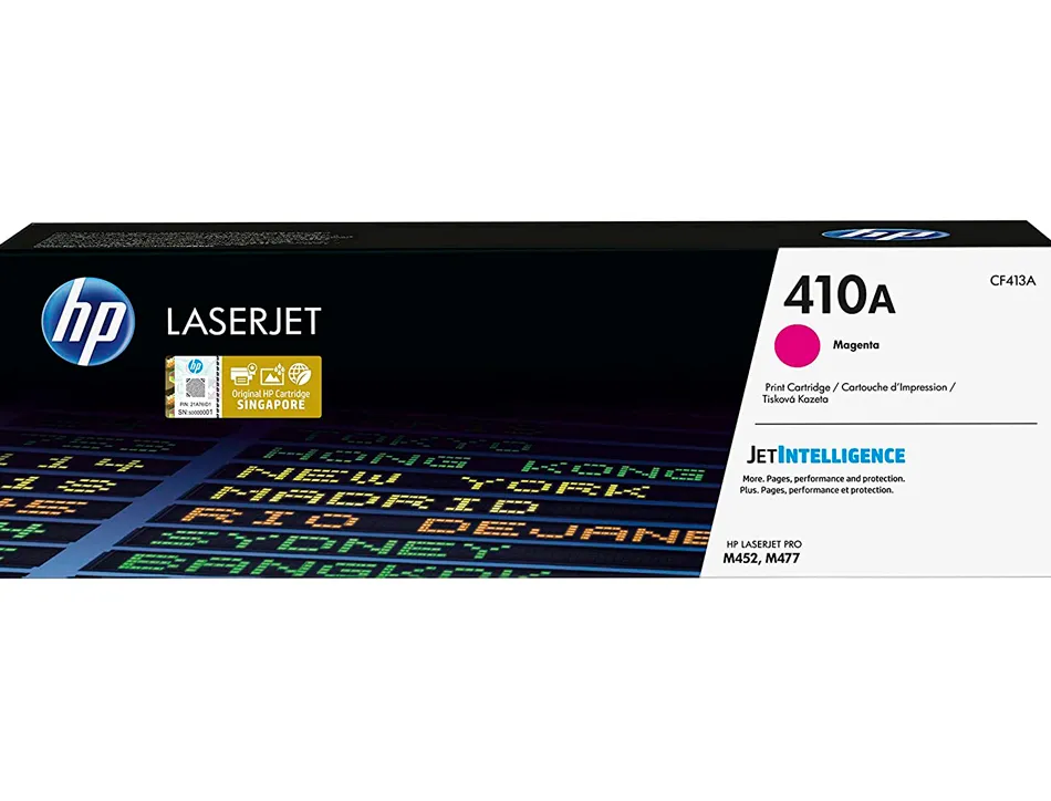Toner laser hp n.410a laserjet pro m377/m452/mfp m477 couleur magenta 2300p