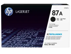 Toner laser hp n.87a laserjet entreprise m506/mfp m527 & laserjet pro m501 couleur noir 9000p