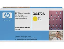 Toner laser hp n.502a q6472a couleur jaune 4000p