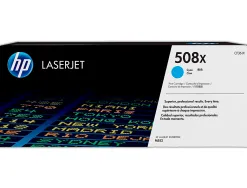 Toner laser hp n.508x laserjet entreprise m552/m553/m577 couleur cyan 9500p