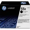 Toner laser hp 55x ce225x pour laserjet entreprise p3015/d/dn/n/x couleur noir haute capacité 12500p