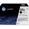 Toner laser hp 05x ce505x pour laserjet p2035/2055d/dn couleur noir haute capacité 6500p
