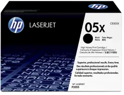 Toner laser hp 05x ce505x pour laserjet p2035/2055d/dn couleur noir haute capacité 6500p