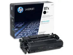 Toner laser hp 87x cf287x pour laserjet entreprise m506/mfp m527 & laserjet pro m501 couleur noir 18000p