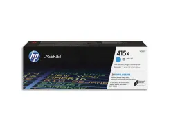 Toner laser hp 415x laserjet original pro couleur rendementeleve 6000 pages coloris cyan