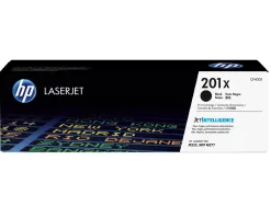 Toner laser hp 201x pour laserjet pro mfp m277/m274/m252 couleur noir 2800p