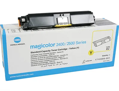 Toner laser konica minolta 171 0589-001 couleur jaune 1500p