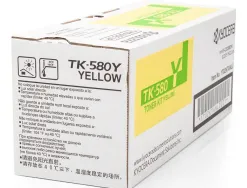 Toner laser kyocera 1t02ktanl0 tk580y pour fsc5150dn/p6021cdn couleur jaune 2800p