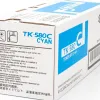 Toner laser kyocera 1t02ktcnl0 tk580c pour fsc5150dn/p6021cdn couleur cyan 2800p
