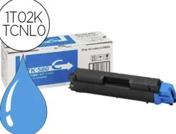 Toner laser kyocera 1t02ktcnl0 tk580c pour fsc5150dn/p6021cdn couleur cyan 2800p