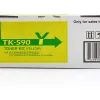 Toner laser kyocera 1t02kvanl0 tk590y pour fsc2016/2026/2126/5250/p2026cdn couleur jaune 5000p