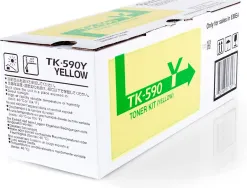 Toner laser kyocera 1t02kvanl0 tk590y pour fsc2016/2026/2126/5250/p2026cdn couleur jaune 5000p