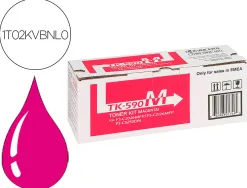 Toner laser kyocera 1t02kvbnl0 tk590m pour fsc2016/2026/2126/5250/p2026cdn couleur magenta